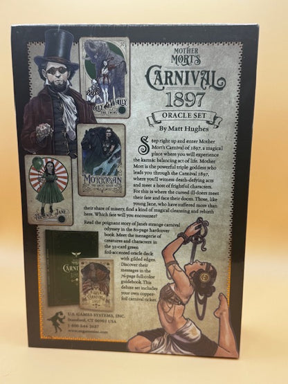 Mother Mort's Carnival 1897 Oracle Deck: Deluxe 32-Card Foil , 76-Page Guidebook