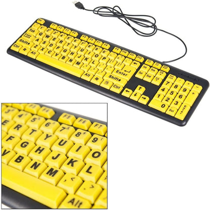 Allstar Marketing Group EZ Eyes Large Print 4X USB Keyboard New
