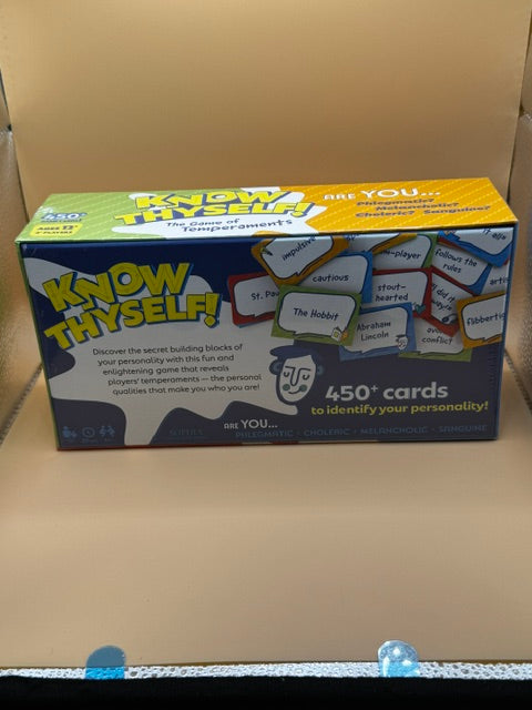 Know Thyself The Game of Temperaments Card Game New