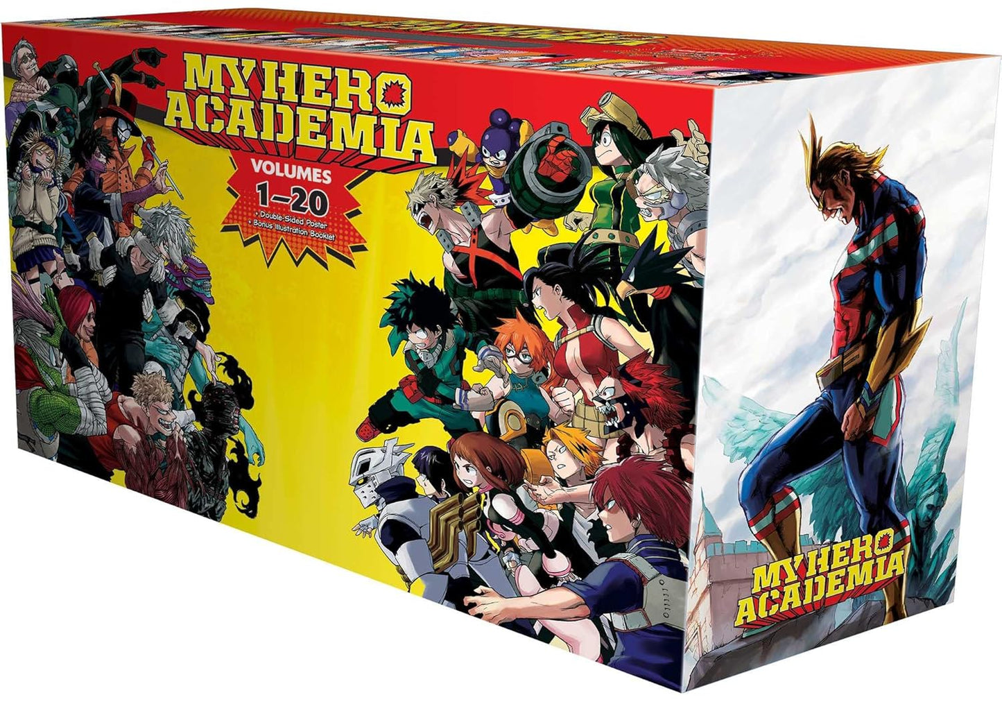 My Hero Academia Box Set 1: Includes Volumes 1-20 with Poster New Sealed