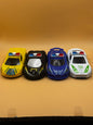4 Pack Lamborghini-Style Pullback Police Toy Car Bundle New