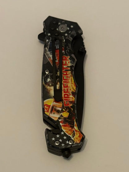 Swat Army Firefighter Navy Manual Pocket Knives- Brand New In Box Choose Theme