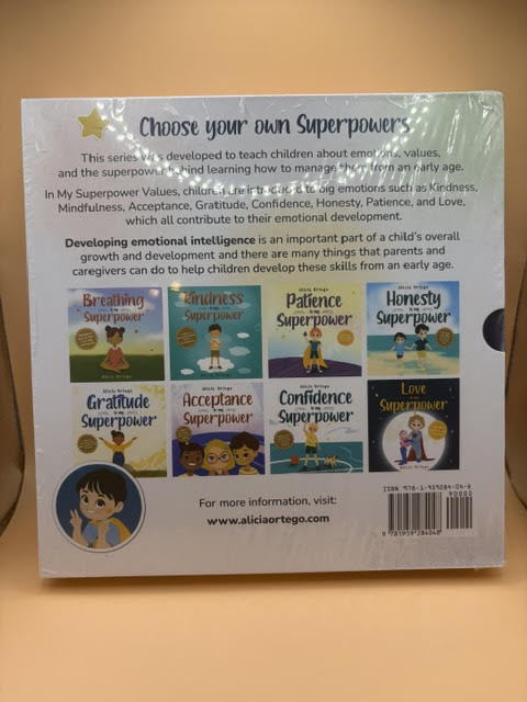 My Superpower Values 8 Book Box Set (Books 1-8: ) Paperback New