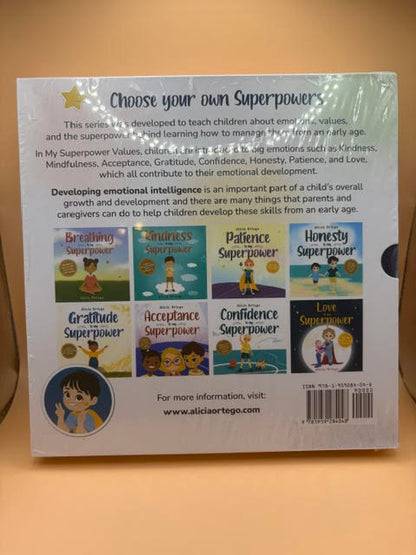 My Superpower Values 8 Book Box Set (Books 1-8: ) Paperback New