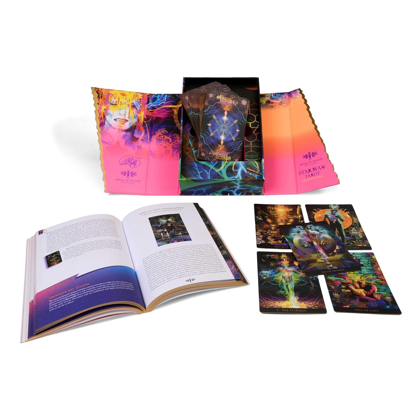 Starman Tarot Remastered Tarot Box Set with 78 Cards and Guide Book New