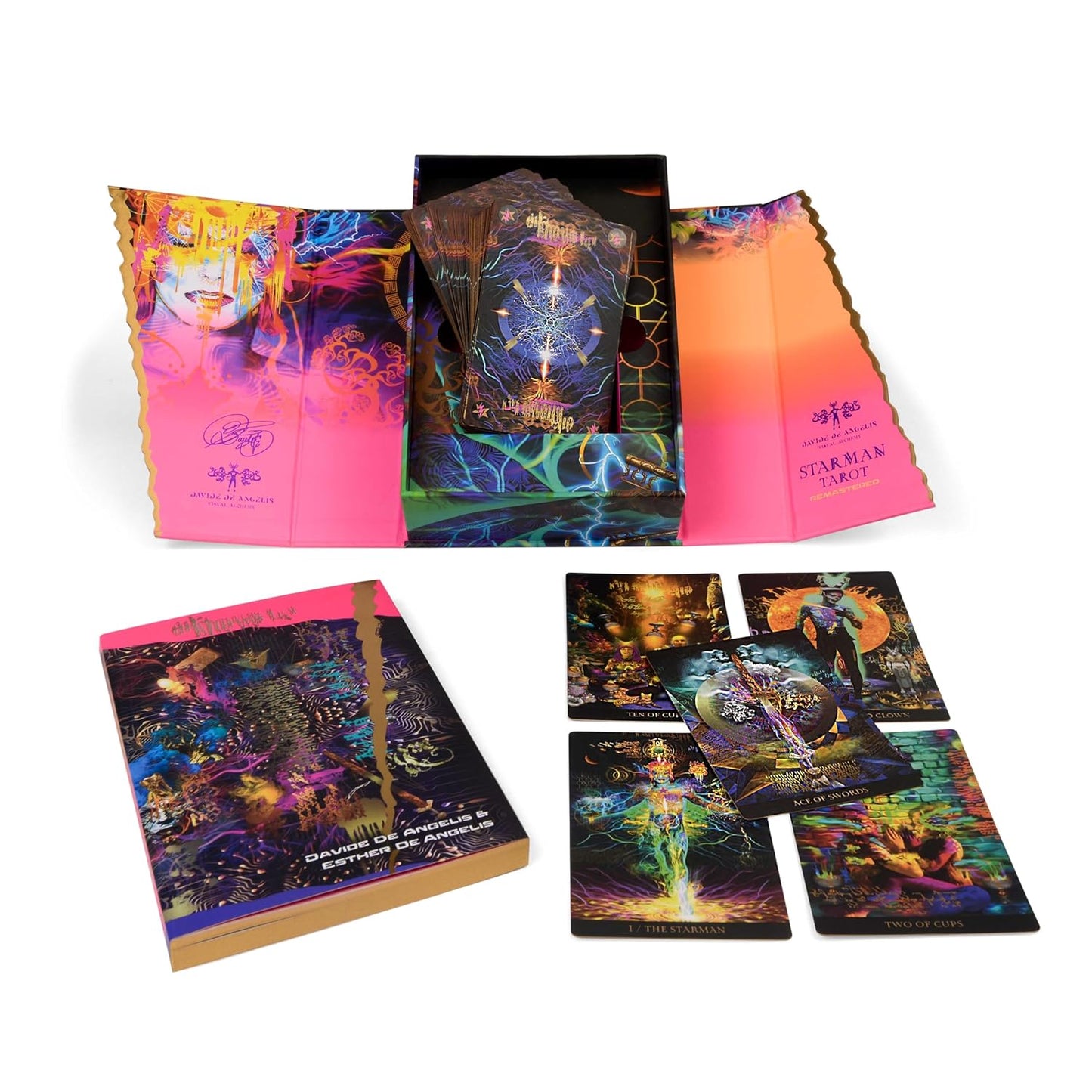 Starman Tarot Remastered Tarot Box Set with 78 Cards and Guide Book New