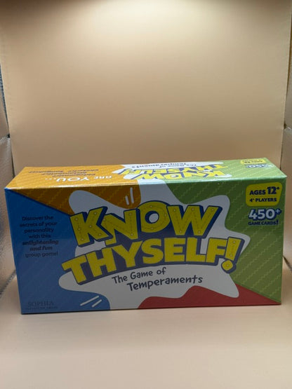 Know Thyself The Game of Temperaments Card Game New