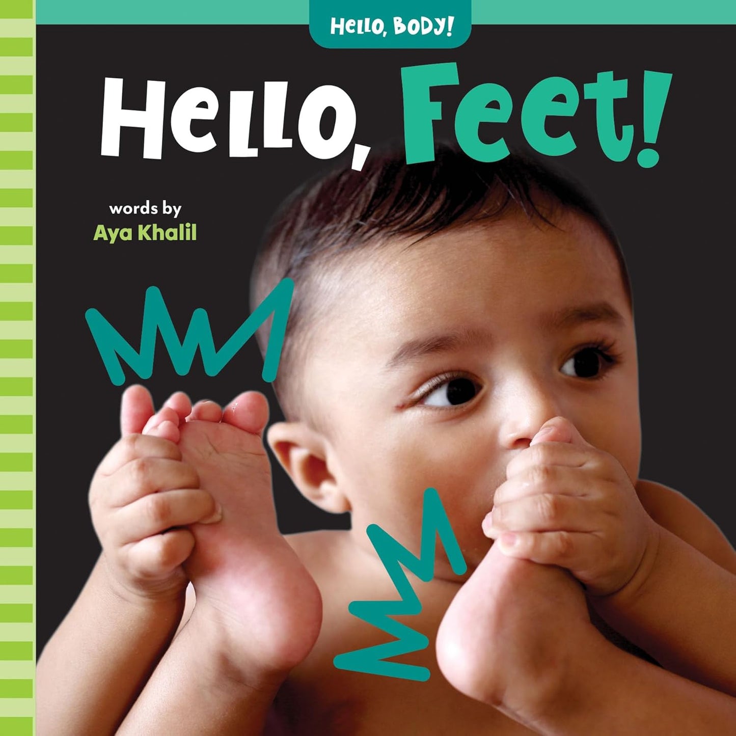Hello, Body! Book Series-4 Different Body Parts! Toddler Board Book Bundle