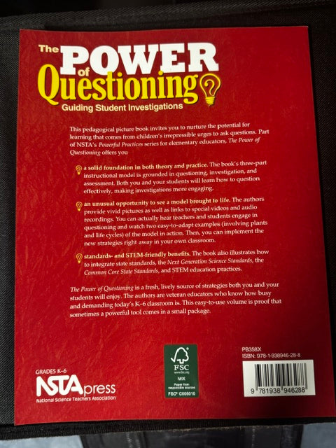 The Power of Questioning - Guiding Students Investigations Paperback New