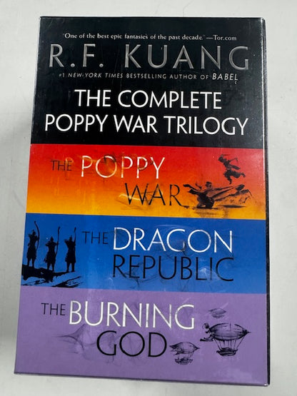 The Complete Poppy War Trilogy Boxed Set: War ,Dragon Republic , Burning God New