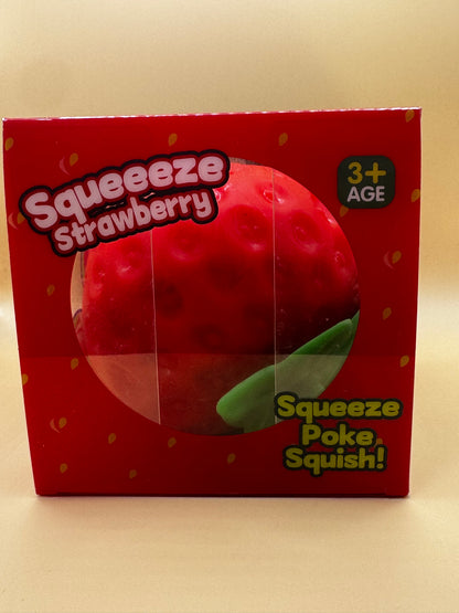 Giant Strawberry Squishy Toy 5.5in Slow Rising Stress Relief Fidget Sensory New