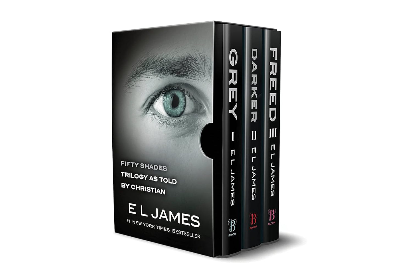Fifty Shades as Told by Christian Trilogy: Grey, Darker, Freed Box Set New
