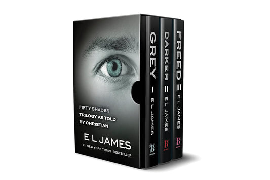 Fifty Shades as Told by Christian Trilogy: Grey, Darker, Freed Box Set New