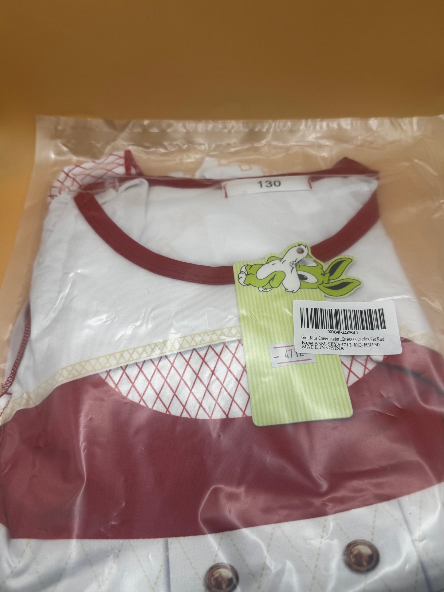 Nova Zombies Costume Vampires Zombie Cheerleader for Girls 3-12Y Choose Size