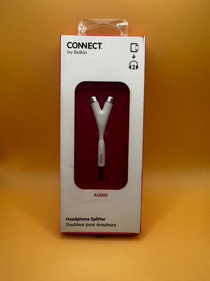 Belkin 2-Jack 3.5mm Stereo Audio Headphone Splitter New