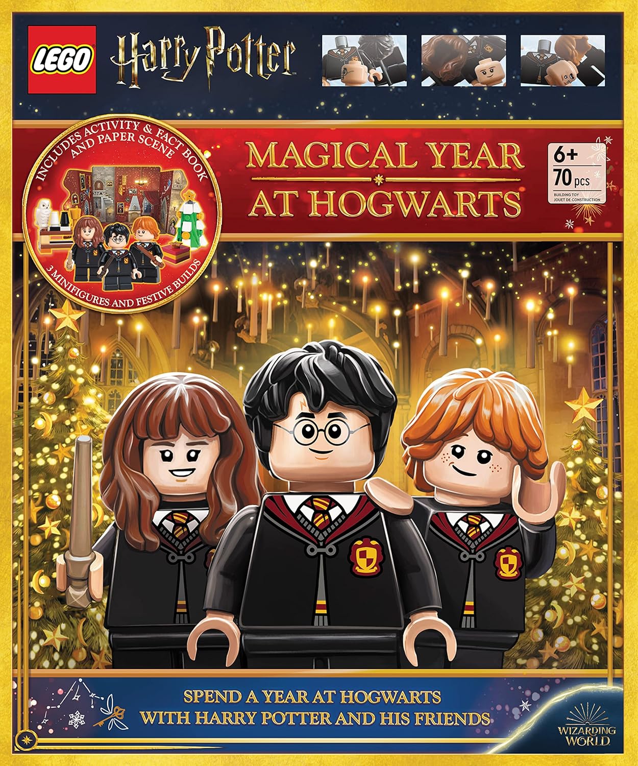 LEGO Harry Potte Magical Year at Hogwarts: Christmas Activity Book New