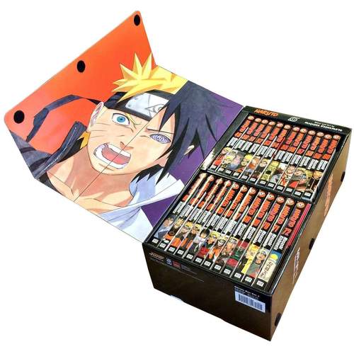 Naruto Box Set 3 : Volumes 49-72 by Masashi Kishimoto-Sealed New