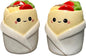 Imagined Burrito Shaped Salt and Pepper Shaker Set! - New
