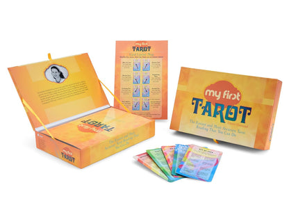 My First Tarot: The Easiest Tarot Kit Box Set with 78 Cards and Guide Book) New