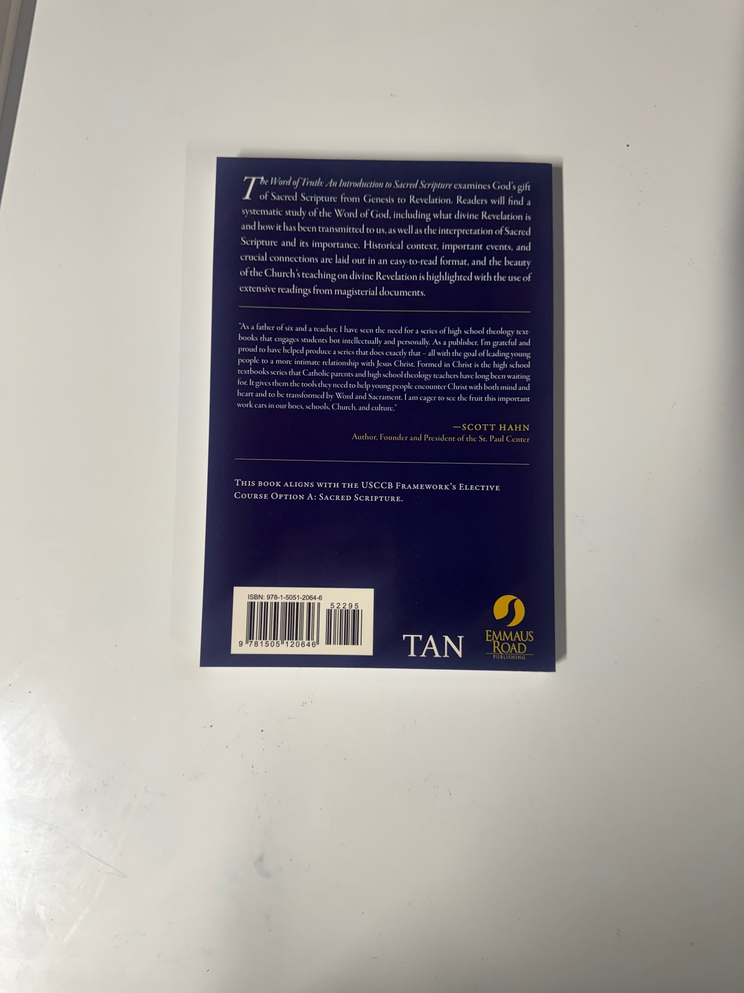 The Word of Truth: An Introduction to Sacred Scripture Paperback-New