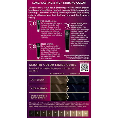 Schwarzkopf Keratin Permanent Hair Dye Cream, 3.11 Deep Dark Blue New