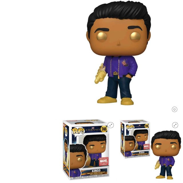 Funko Pop! Marvel Eternals: Kingo Marvel Collector Corps Figure #746 New