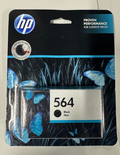 HP 564 Black Genuine Printer Ink Cartridge New