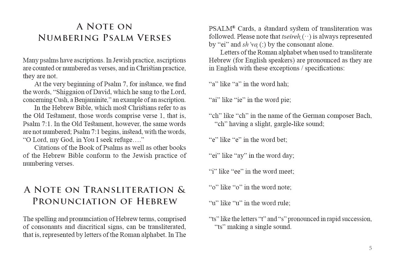 The PSALM Cards: With Messages From The Psalms New Sealed