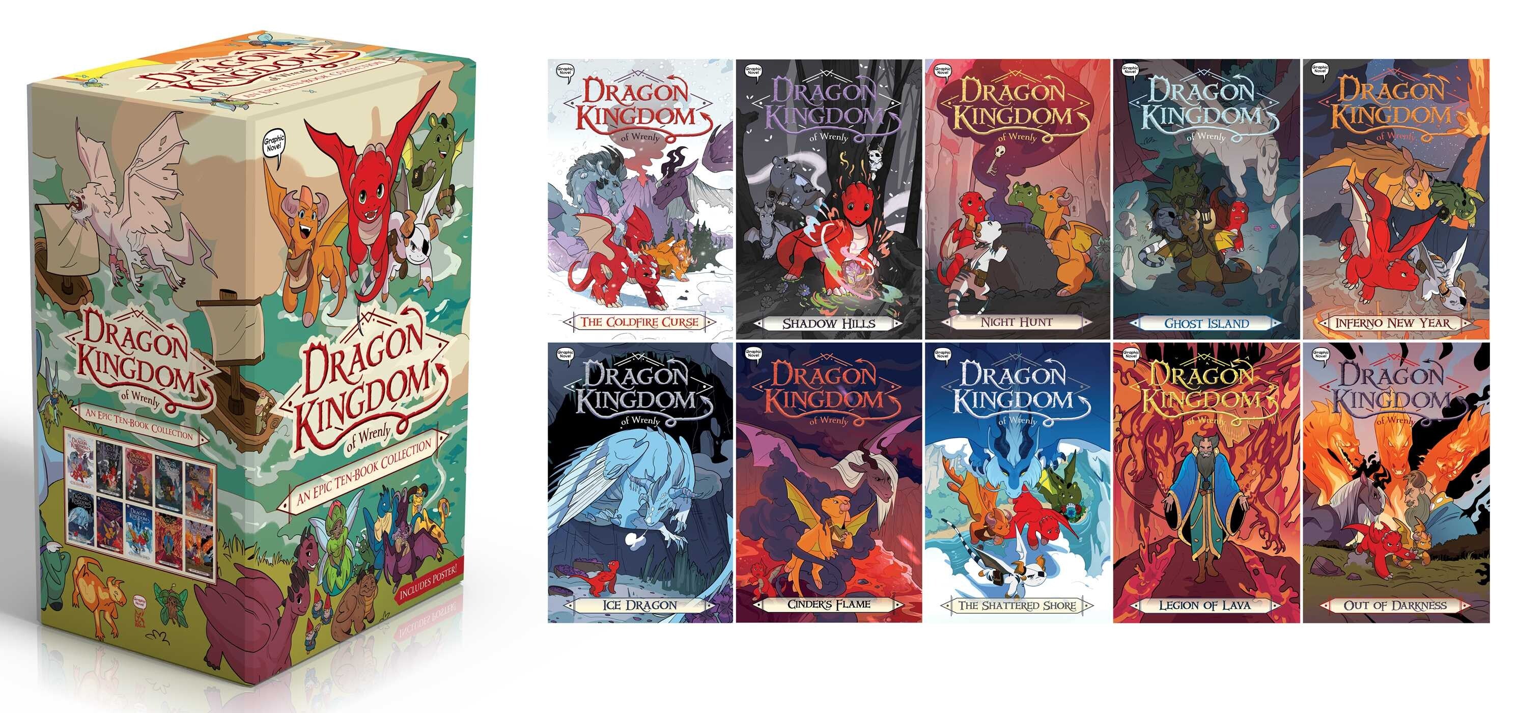 Dragon Kingdom of Wrenly n Epic Ten-Book Collection Includes Poster (Boxed Set)