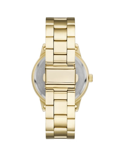 Folio Adult Men's Stainless Steel Gold 44mm 2pc Wristwatch Set New