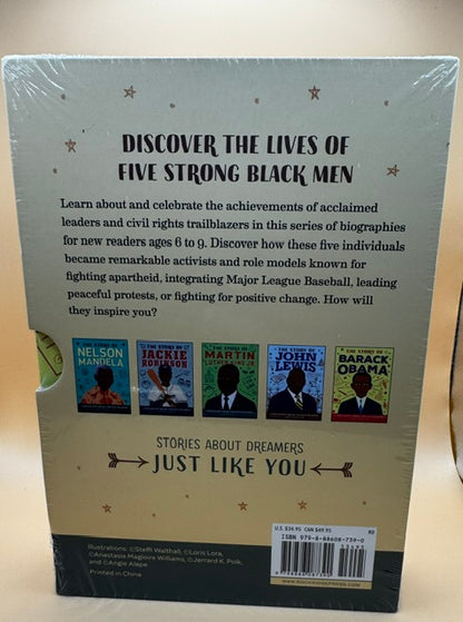 The Story of Strong Black Men 5 Book Box Set: Biographies for Young Readers New