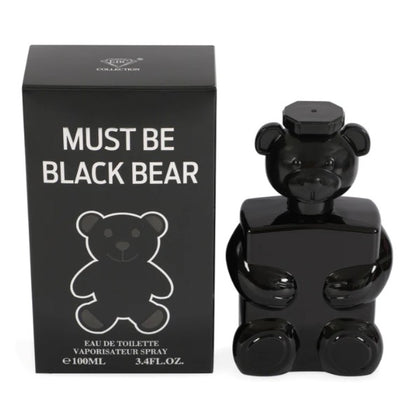 Must Be Black Bear Spray Cologne Eau De Toilette For Men - 100ml/3.4 Fl.oz.