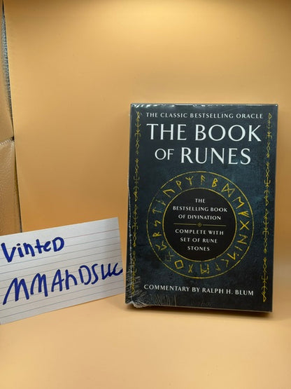 The Book of Runes New Edition With 25 Ceramic Stones And 150-Page Book New