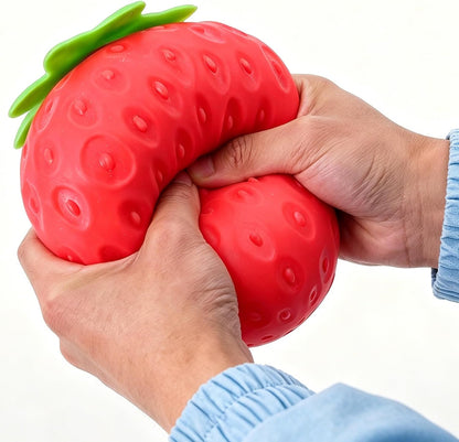 Giant Strawberry Squishy Toy 5.5in Slow Rising Stress Relief Fidget Sensory New
