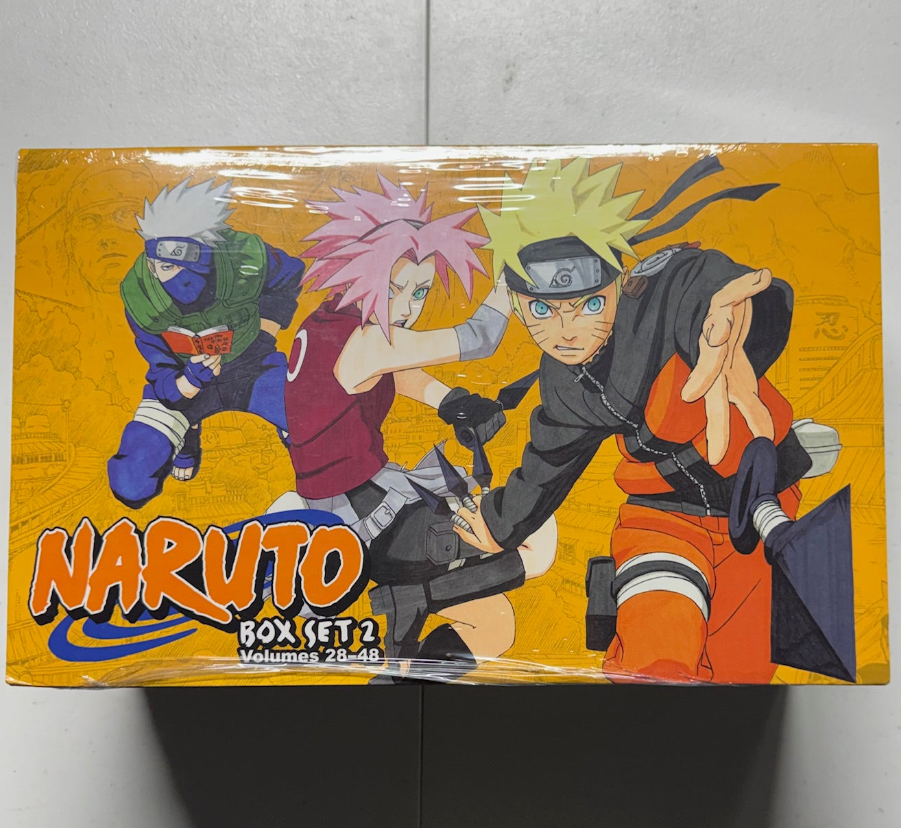 Naruto Comic Manga Box Set 2 Volumes 28-48 By Masashi Kishimoto New