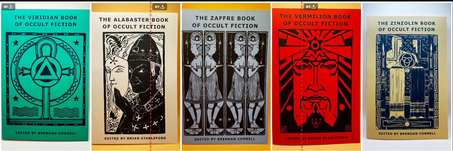 Books of Occult Fiction of Many Colours (5 book Set) New Paerback