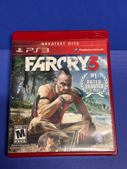 Far Cry 3 - PlayStation 3- Good Condition-As is