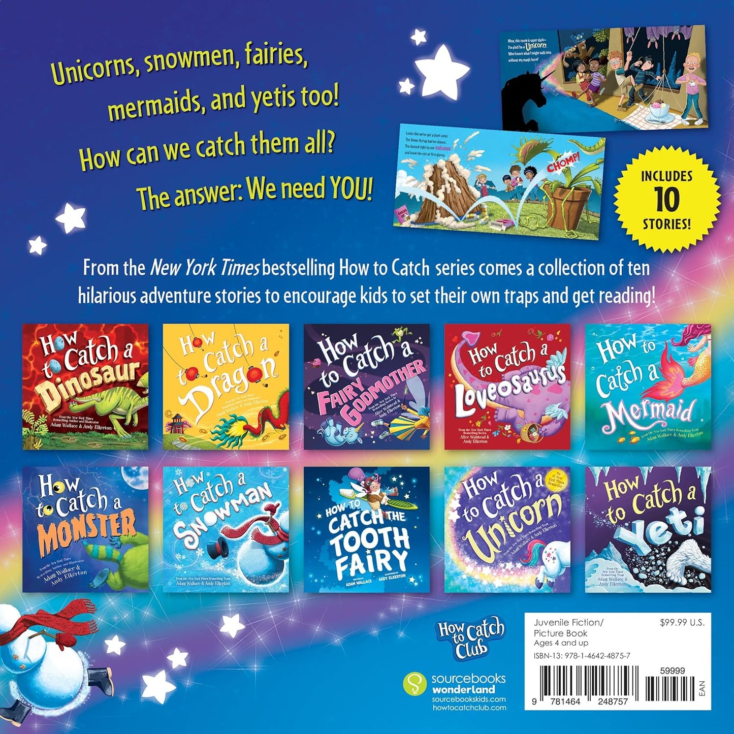 How to Catch Creature Collection: 10 Magical Adventure Books for Kids Paperback