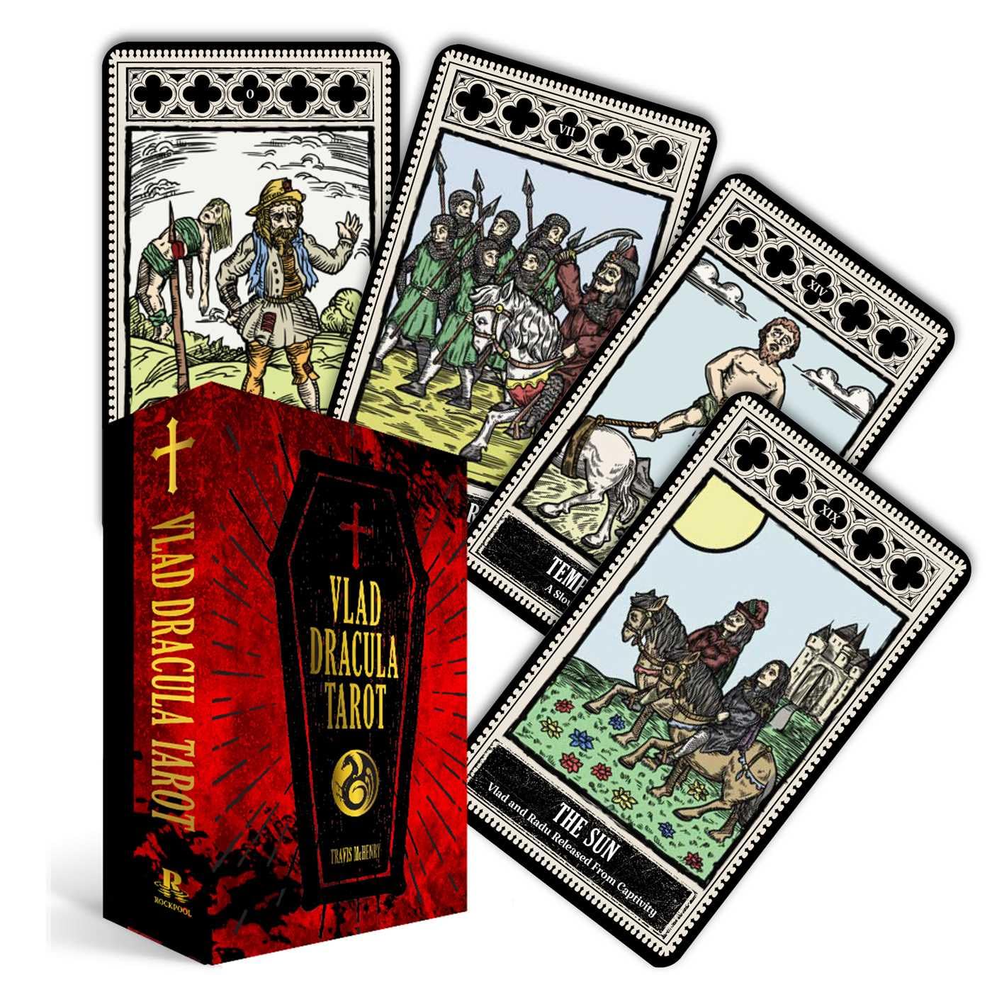 The Vlad Dracula Tarot 78-Card Tarot Deck New Sealed