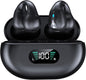 Alpha Digital - Clip-On/Open Ear-Buds Bluetooth 5.3, 18Hr Playtime - Black New