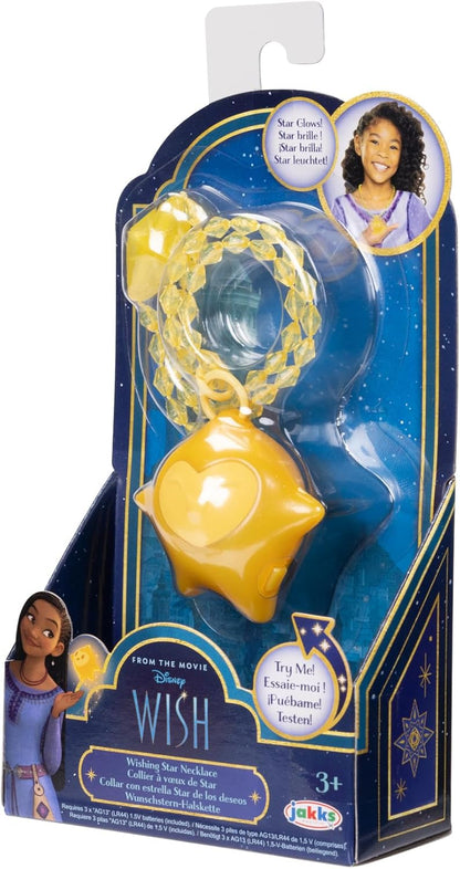 Disney's Wish Wishing Star Necklace with Light Up Feature