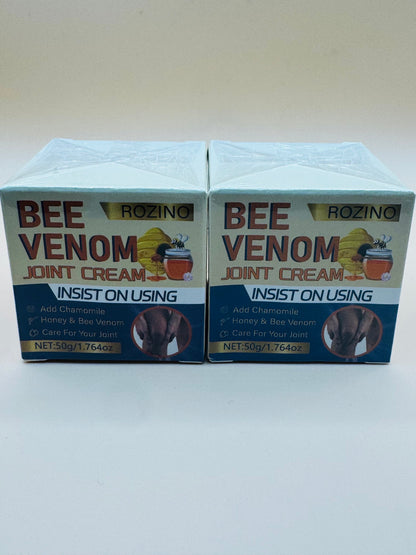 2PCS Rozino Bee Venom Joint Cream, Bee Venom Advanced Joint and Bone Gel New 2OZ