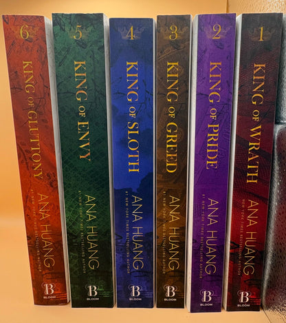 King of Sin 6 Book Boxed Set Books 1-6 Wrath,Pride,Greed,Sloth,Envy,Gluttony