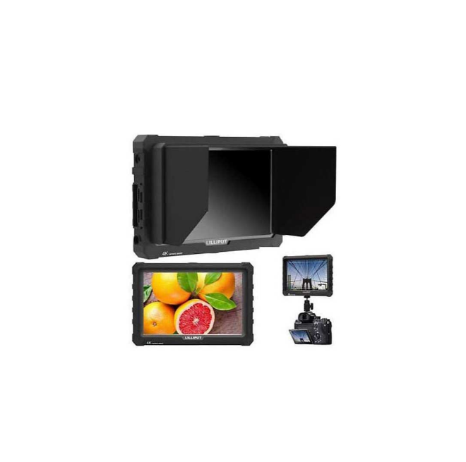 LILIPRO - Lilliput A7S 7-Inch Full HD Monitor with 4K Support ( Case) - Black