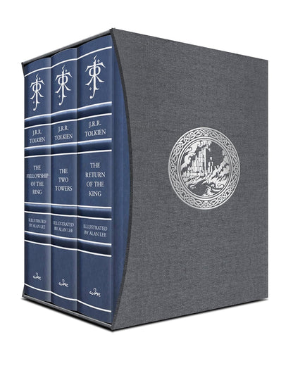 The Lord of the Rings Deluxe Illustrated 3 Book Box Set-New Sealed Hardcover