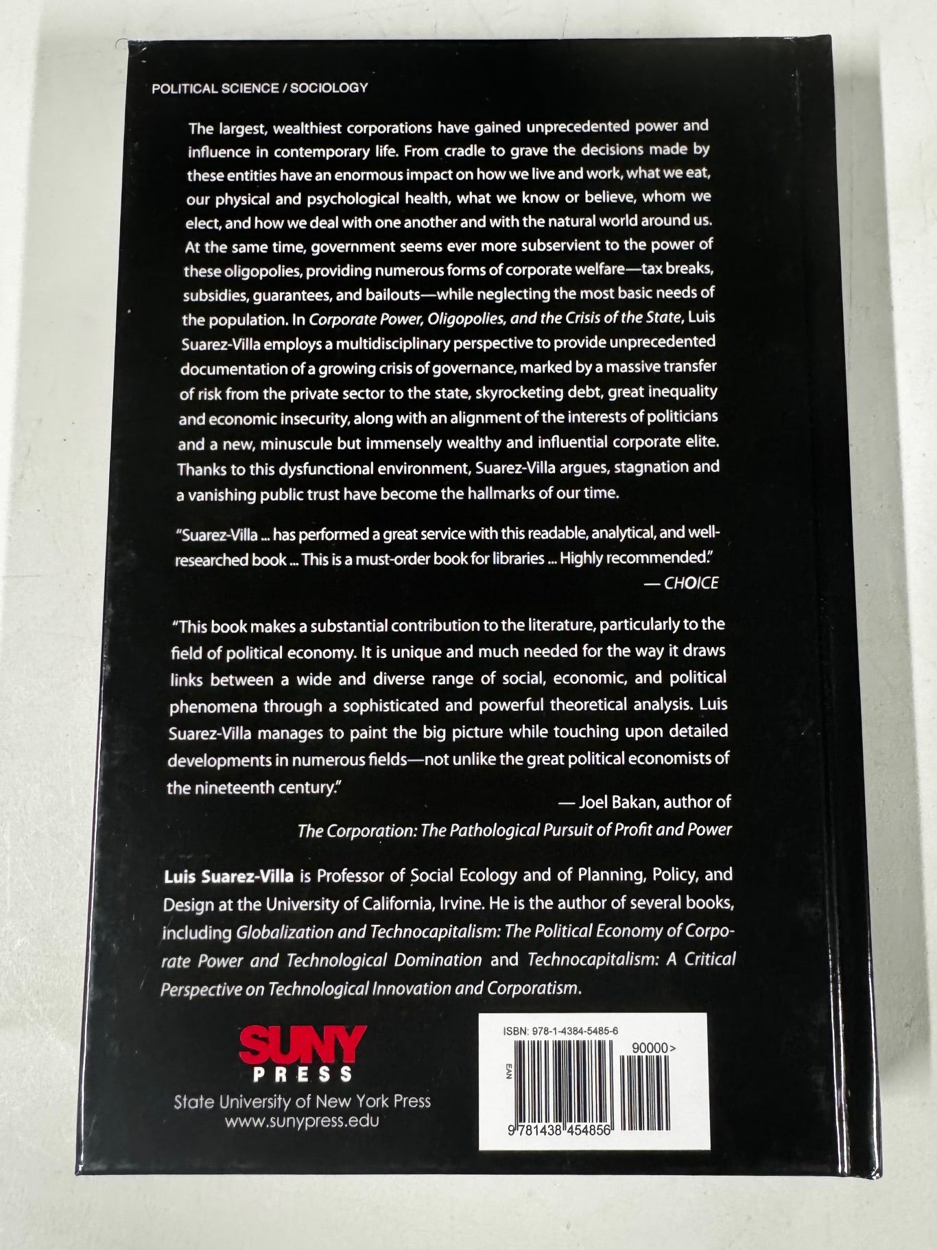 Corporate Power, Oligopolies, and the Crisis of the State Hardcover New