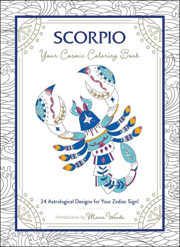 Astral Zodiac 48 Page Coloring Books - Choose Your Sign Brand New