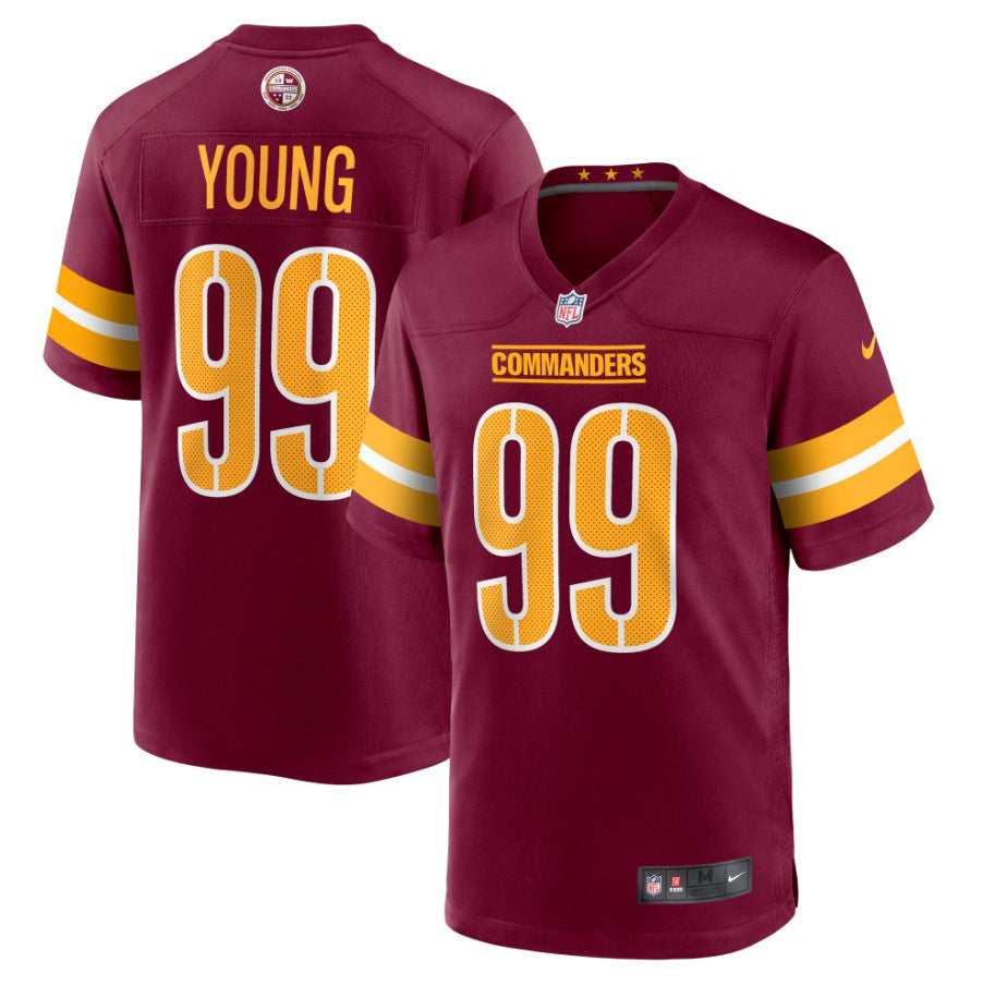 Chase Young # 99 Washington Commanders Game Jersey - Choose Color and Size New