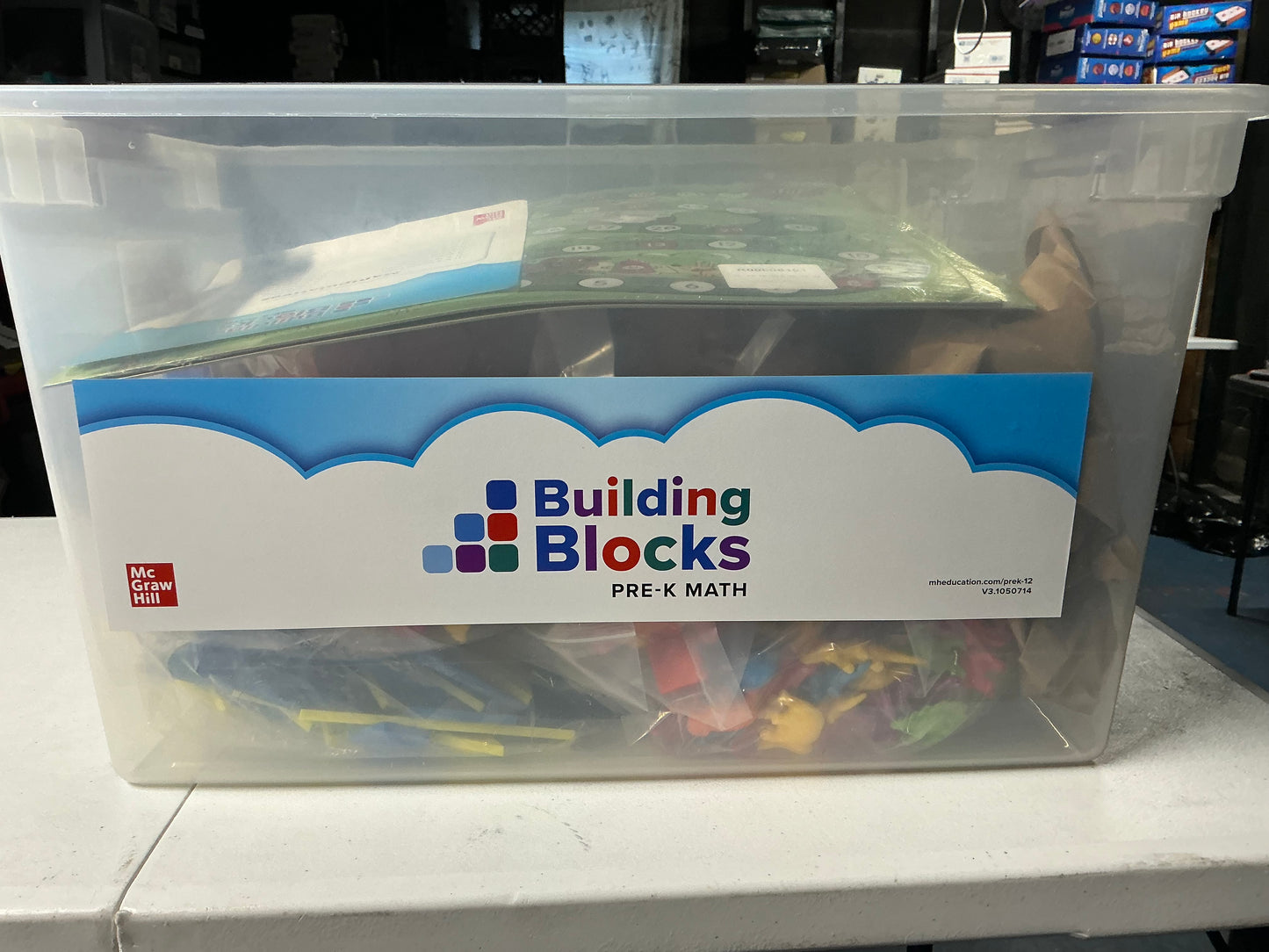 Mcgraw Hill Building Blocks PreK Math, Manipulative Kit , 1st Edition New