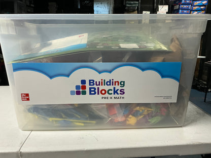 Mcgraw Hill Building Blocks PreK Math, Manipulative Kit , 1st Edition New